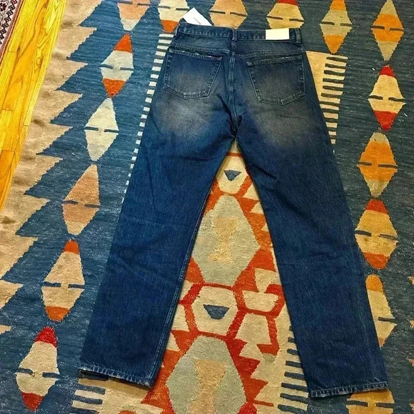 NWT Frame Denim l’homme slim fit/straight leg Everhart paint distressed jeans - Picture 6 of 11